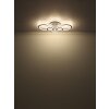 Kora Plafonnier Luminaires Globo Lighting LED Noir, 1 lumière, Télécommandes