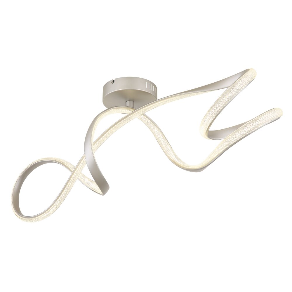 Swirl Plafonnier Luminaires Globo Lighting LED Nickel mat, 1 lumière main product photo