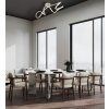Swirl Plafonnier Luminaires Globo Lighting LED Nickel mat, 1 lumière