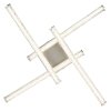 Kirina Plafonnier Luminaires Globo Lighting LED Nickel mat, 1 lumière