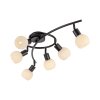 LOKI Plafonnier Luminaires Leuchten Direkt LED Noir, 6 lumières
