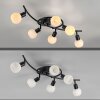 LOKI Plafonnier Luminaires Leuchten Direkt LED Noir, 6 lumières