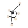 LOKI Plafonnier Luminaires Leuchten Direkt LED Noir, 6 lumières