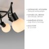 LOKI Plafonnier Luminaires Leuchten Direkt LED Noir, 6 lumières
