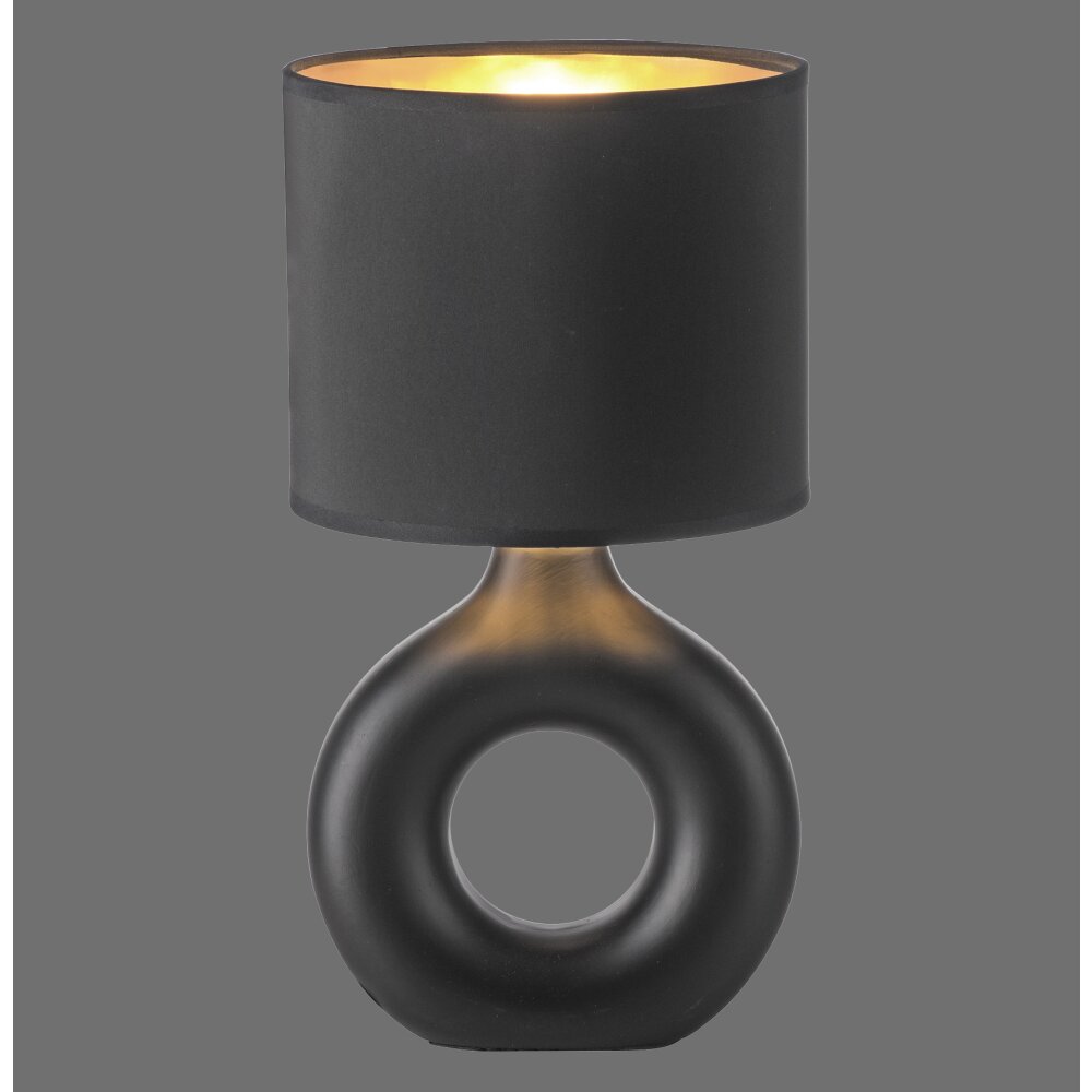 CARARA Lampe à poser Luminaires Leuchten Direkt LED Noir, 1 lumière main product photo
