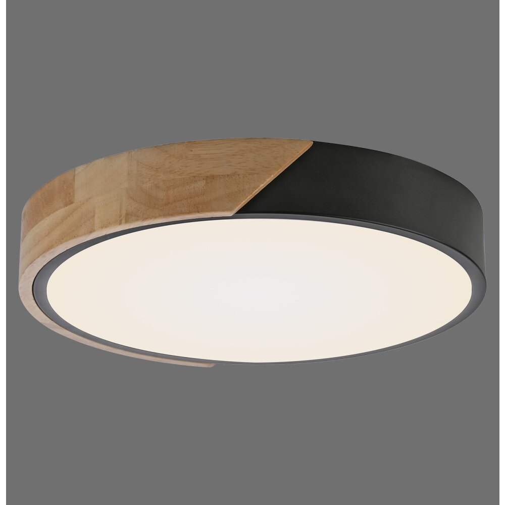 BILA Plafonnier Luminaires Leuchten Direkt LED Noir, 1 lumière main product photo