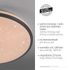 KYLE Plafonnier Luminaires Leuchten Direkt LED Noir, 1 lumière