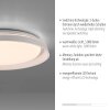 SATI Plafonnier Luminaires Leuchten Direkt LED Blanc, 1 lumière