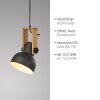 2.0 Suspension Luminaires Leuchten Direkt LED Brun, Noir, 1 lumière