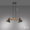 2.0 Suspension Luminaires Leuchten Direkt LED Brun, Noir, 2 lumières