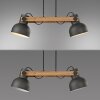 2.0 Suspension Luminaires Leuchten Direkt LED Brun, Noir, 2 lumières