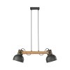 2.0 Suspension Luminaires Leuchten Direkt LED Brun, Noir, 2 lumières