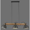 2.0 Suspension Luminaires Leuchten Direkt LED Brun, Noir, 3 lumières