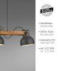 2.0 Suspension Luminaires Leuchten Direkt LED Brun, Noir, 3 lumières