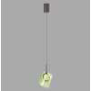 Zula Suspension Luminaires Paul Neuhaus LED Brun, 1 lumière