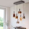 Irides Suspension Luminaires Paul Neuhaus LED Brun, 6 lumières