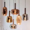 Irides Suspension Luminaires Paul Neuhaus LED Brun, 6 lumières