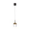 Q-Kon Suspension Paul Neuhaus Q-Serie LED Brun, 1 lumière, Télécommandes