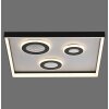 Dune Plafonnier Luminaires Paul Neuhaus LED Noir, 1 lumière, Télécommandes