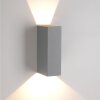 Block Applique murale Luminaires Paul Neuhaus LED Gris, 2 lumières