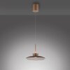 Moon Suspension Luminaires Paul Neuhaus LED Bronze, 2 lumières
