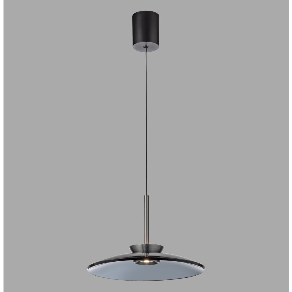 E-Moon Suspension Luminaires Paul Neuhaus LED Gris, 2 lumières, Télécommandes main product photo