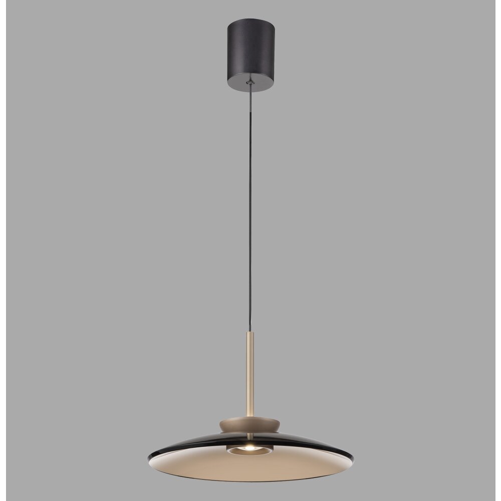 E-Moon Suspension Luminaires Paul Neuhaus LED Bronze, 2 lumières, Télécommandes main product photo