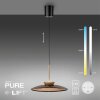 E-Moon Suspension Luminaires Paul Neuhaus LED Bronze, 2 lumières, Télécommandes