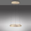 E-Loop Suspension Luminaires Paul Neuhaus LED Laiton, 2 lumières, Télécommandes