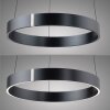 E-Clipse Suspension Luminaires Paul Neuhaus LED Gris, 2 lumières, Télécommandes