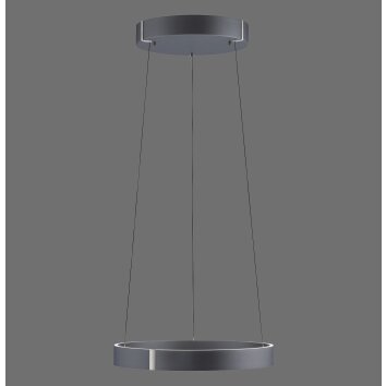 E-Clipse Suspension Luminaires Paul Neuhaus LED Gris, 2 lumières, Télécommandes