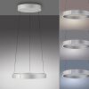 E-Clipse Suspension Luminaires Paul Neuhaus LED Argenté, 2 lumières, Télécommandes