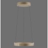 E-Clipse Suspension Luminaires Paul Neuhaus LED Bronze, 2 lumières, Télécommandes