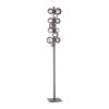 Popup Lampadaire Luminaires Paul Neuhaus LED Gris, 12 lumières