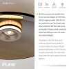 Moon Plafonnier Luminaires Paul Neuhaus LED Bronze, 2 lumières