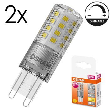 Luminaires Osram G9 LED 4 Watt blanc chaud dimmable 470 Lumen
