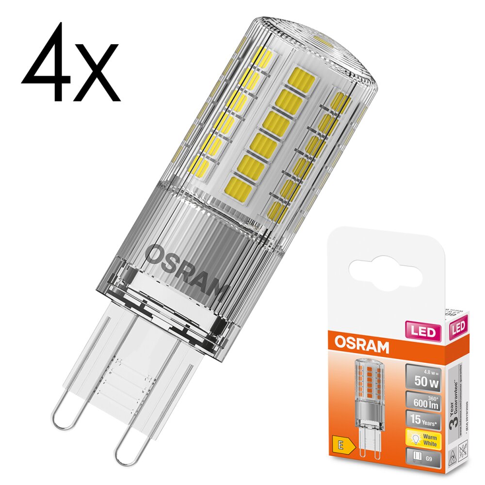 Luminaires Osram G9 LED 4.8 Watt blanc chaud 600 Lumen main product photo