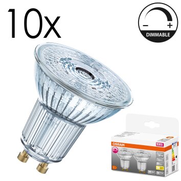 Luminaires Osram GU10 LED 4.5 Watt blanc chaud 350 Lumen