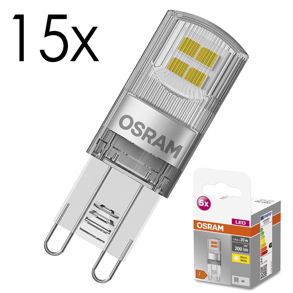 Luminaires Osram G9 1.9 Watt blanc chaud 200 Lumen main product photo