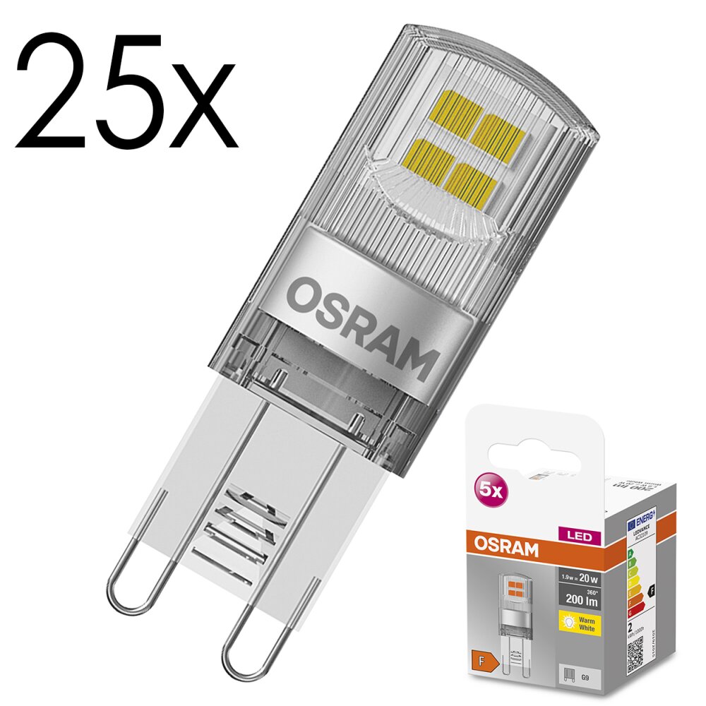 Luminaires Osram G9 1.9 Watt blanc chaud 200 Lumen main product photo