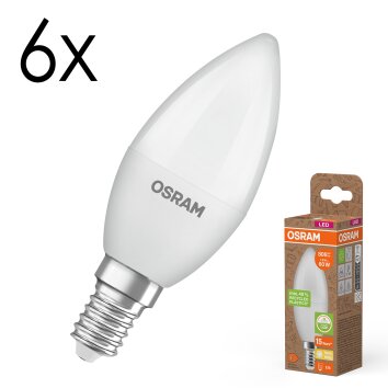 Luminaires Osram E14 7.5 Watt blanc chaud 806 Lumen