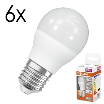 Luminaires Osram E27 LED 7.5 Watt blanc lumière du jour 806 Lumen