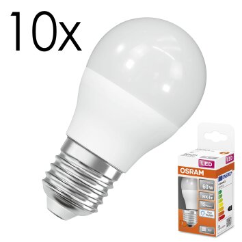 Luminaires Osram E27 LED 7.5 Watt blanc lumière du jour 806 Lumen