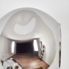 Ripoll Boule lumineuse, Applique murale Chrome, Fumé, 3 lumières