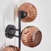 Ripoll Boule lumineuse, Applique murale Cuivré, 3 lumières