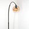 Ripoll Lampadaire Noir, 1 lumière