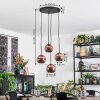 Koyoto Suspension, Boule lumineuse, Suspension grappe Cuivré, 4 lumières