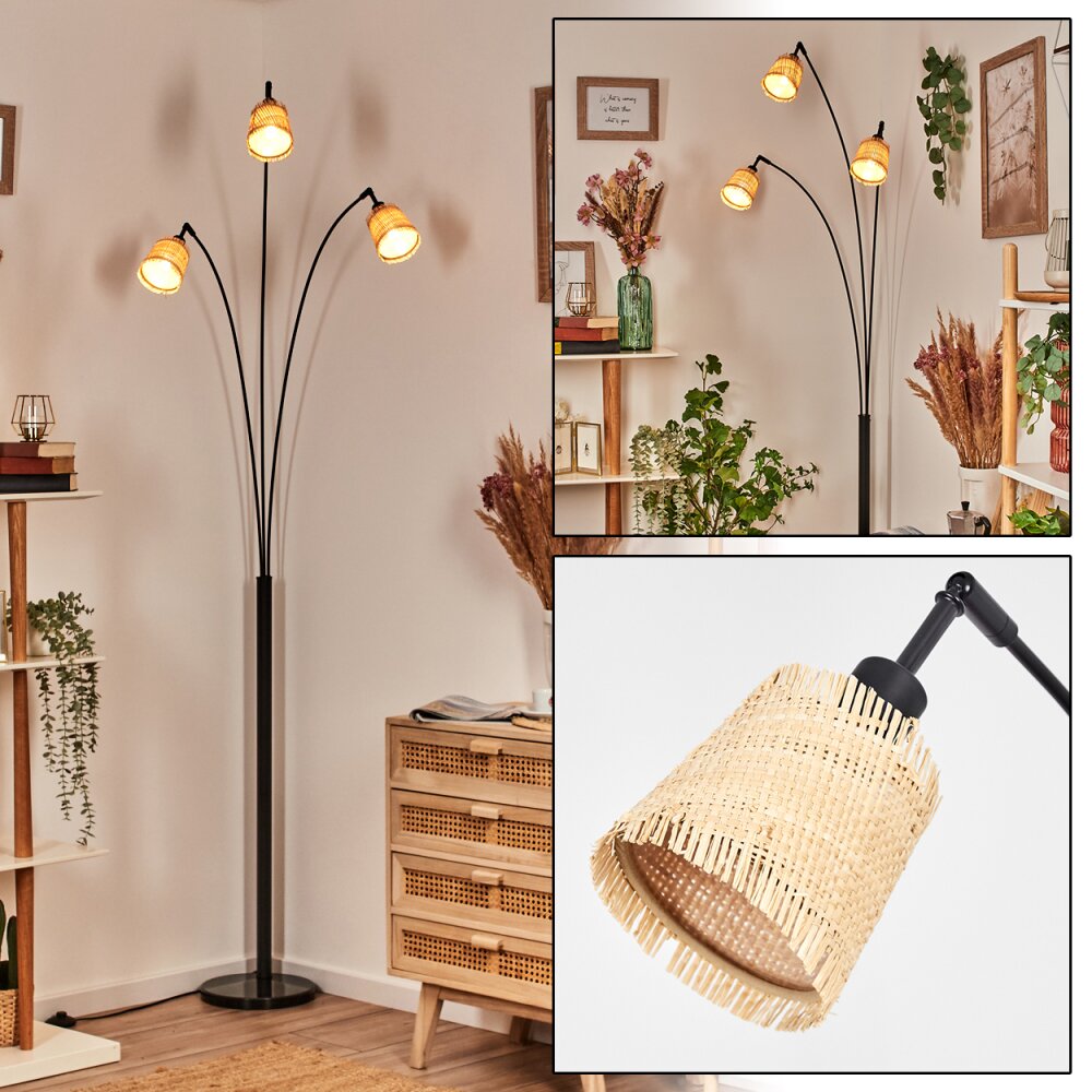 Lindberg Lampadaire Noir, 3 lumières main product photo