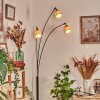 Lindberg Lampadaire Noir, 3 lumières