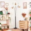 Lindberg Lampadaire Noir, 3 lumières